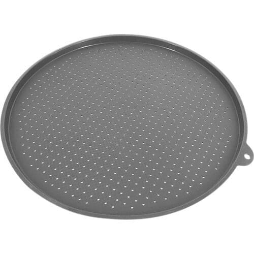 Pizza Pan With Holes Silicone Perforated NonStick Tray Tool Round Baking Pad Pizza Tray Perforated Cake Baking Pizza Baking Tray