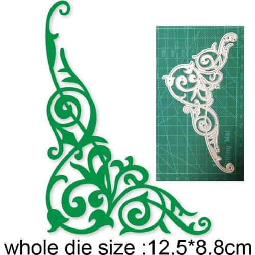 Lace Vine Corner Metal Cutting Dies for Paper Card Making Scrapbooking dies Embossing Die Cuts Stencils dies New 2020 Craft Dies