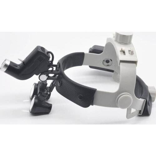 High Quality Wireless 5WLED Medical Headlamp Surgical Headlight Illuminator+2.5/3.5X Binocular Magnifier Dental Loupes