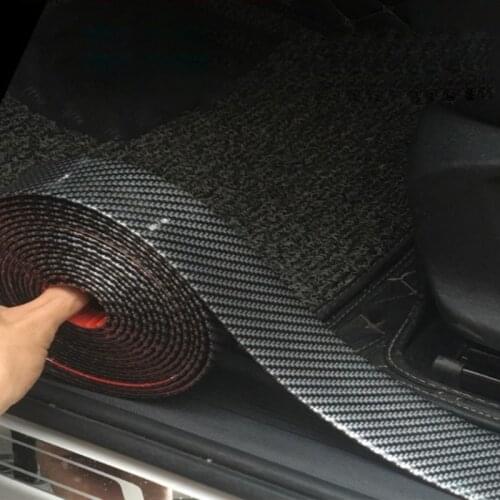 Car DIY Door Sill Protector Edge Guard Sticker for Alfa Romeo Mito Giulietta Brera 4C 147 156 166 159 GTA Stelvio Giulia JTD TS