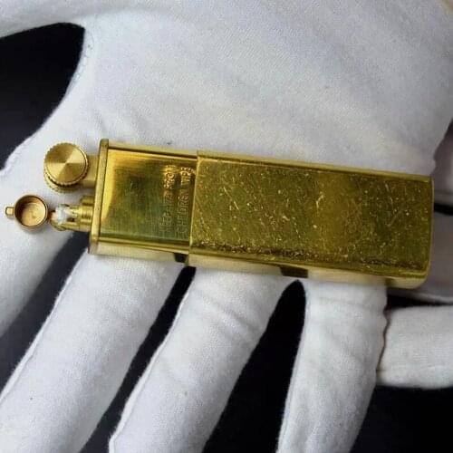 Zorro Retro Kerosene Lighter Sealability Pure Copper Grinding Wheel Original Copper Personality Creative Lighter