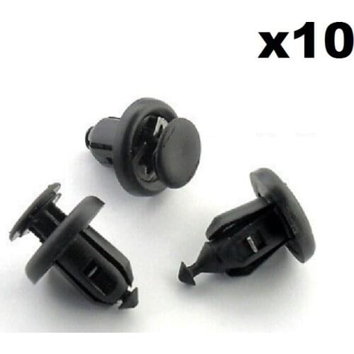 10x For Honda Bumper, Engine Undertray & Wheel Arch Lining, Splashguard Trim Clips