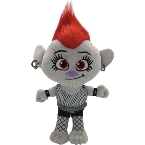 12pcs 23cm Trolls Tour Barb Plush Toy Lovely Cartoon Soft Stuffed Dolls Peluche 8" Kids Gift