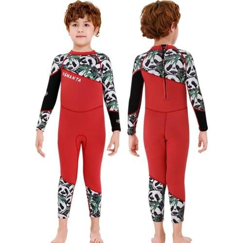 2.5MM Wetsuit Neoprene Boy Surf Children Rash Guards Swimming Kitesurf Kids Scuba Diving Clothes Windsurf Bathing Suit Swimsuit