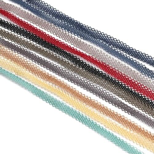 5 yards/lots Elastic hollow mesh ribbon for DIY Crafts Hair Accessories Gift Box Bouquet Packaging Wedding Decoration