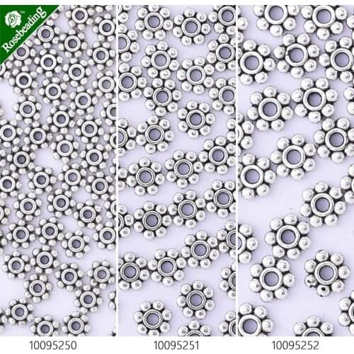 Lots of 50pcs 4-8mm vintage beads cap,filigree beads cap,end cap,flower spacer metal beads