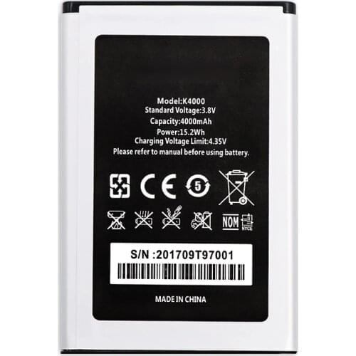 For Oukitel K4000 Battery Bateria Accumulator AKKU For Oukitel K4000 4000mAh