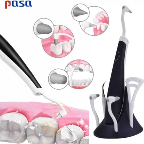 Electric Ultra-Sonic Acoustic Vibration Tooth Cleaner Scaler Calculus Remover Stains Dental Tartar Teeth Whitening Cleaning