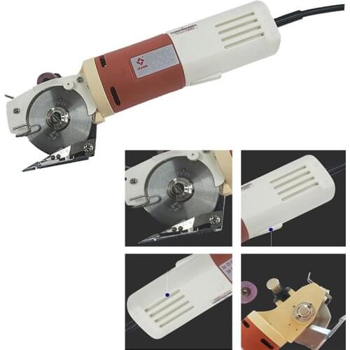 Electric Scissors Cutting Cloth Machine Round Knife Cloth Cutter 65mm Rotary Blade for Cloth Fabric Leather Cutting Machine