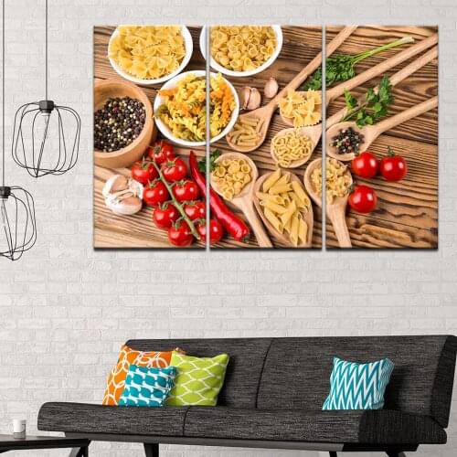 Canvas Painting Landscape colorful nature trees 3 Pieces Wall Art Painting Modular Sport Wallpapers Poster Print Home Decor