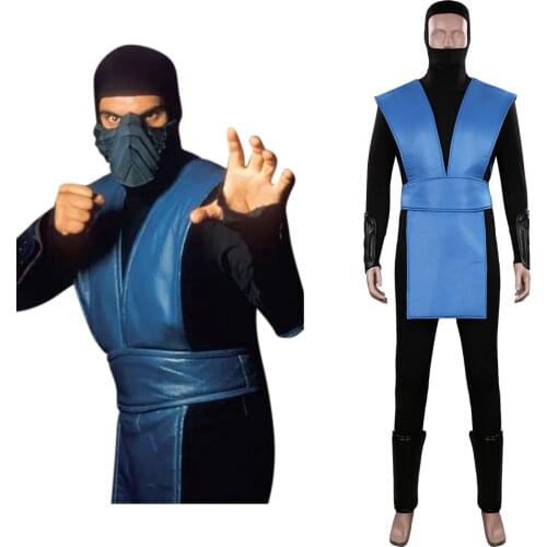 Mortal Kombat Sub-Zero Kuai Liang/Bi Han Cosplay Costume Outfits Halloween Carnival Suit