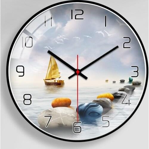 Metal Wall Clock Silent Movement Living Room Home Fashion Clock Wall Modern Minimalist Creative Nordic Watch House Decor Horloge