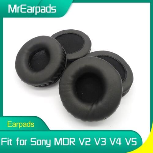 MrEarpads Earpads For Sony MDR V2 V3 V4 V5 Headphone Headband Rpalcement Ear Pads Earcushions Parts