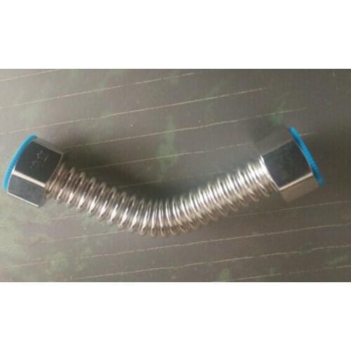 Customize screwed pipe 10/15/20 cm any length, 304 stainless steel pipe , 4 points high pressure and heat proof water pipe