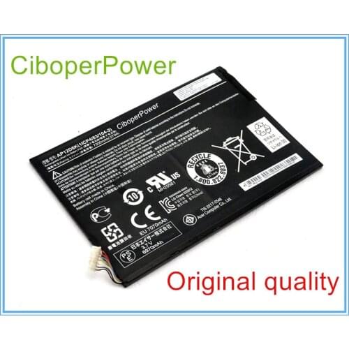 Original laptop battery for tablet TAB W510 AP12D8K 1ICP4/83/103-2 batteries Free shipping