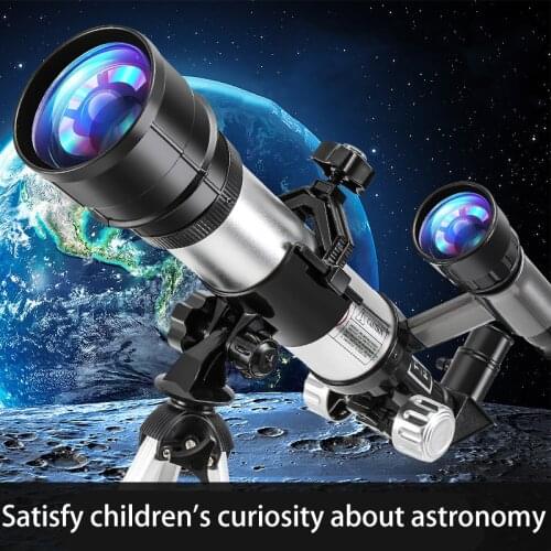 Professional Astronomical Telescope Space Powerful Monocular Zoom 60X HD FMC Large Objective Lens Gifts for Kids Apply Moon