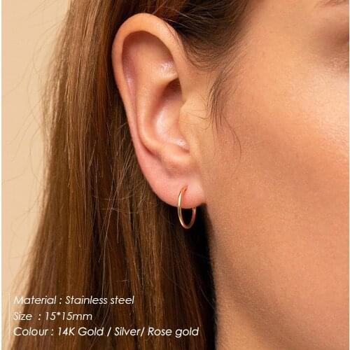 RLOPAY Women's Silver Earrings