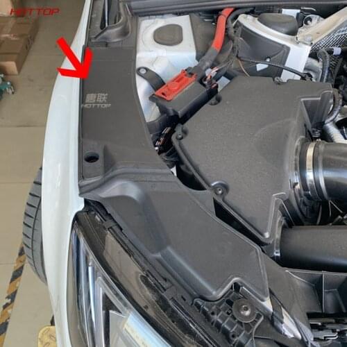 For Audi A4L A5 2014-2019 Engine Compartment Guard Plate Leaf Plate Bezel Headlight Guard