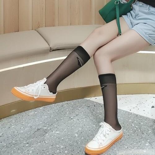 Womens fashion socks happy Transparent lace female fancy luxury Lot high trend fishnet long 2020 sexy socks Pair Lot Hit sales