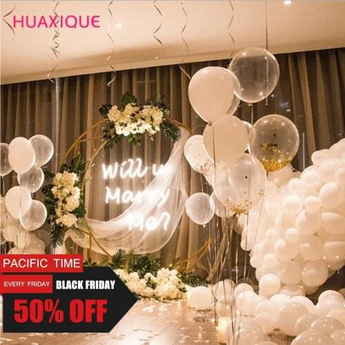 10pcs 12 inch Clear Balloons Transparent Latex Balloons Helium Globals Wedding Party Supplies Brithday Party Decor DIY Balloons