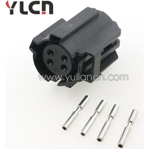 4 pin waterproof female top grade circular automotive connector sealed auto housing