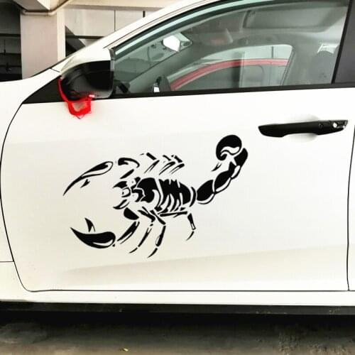 50CM*30CM Scorpion Car Stickers Funny Creative Decoration Decals For Doors Windshield Auto Tuning Styling Vinyls D21