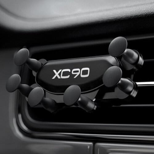 Car Interior Air Vent Clip Mount No Magnetic Mobile Phone Holder for Volvo XC90 Accessories Car Styling
