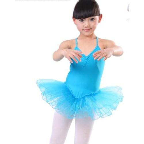 Ballet dress girls suspenders veil dance practice fitness clothing fashion show costumes childrens clothing