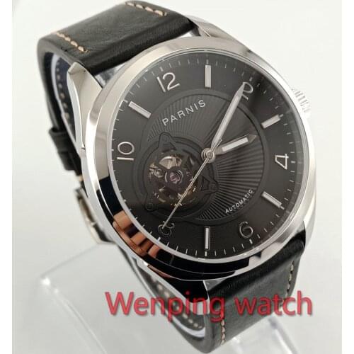 Parnis Automatic Watches relogio masculino Men Mechanical Top Luxury Brand Clock Man Waterproof Wristwatch W2812