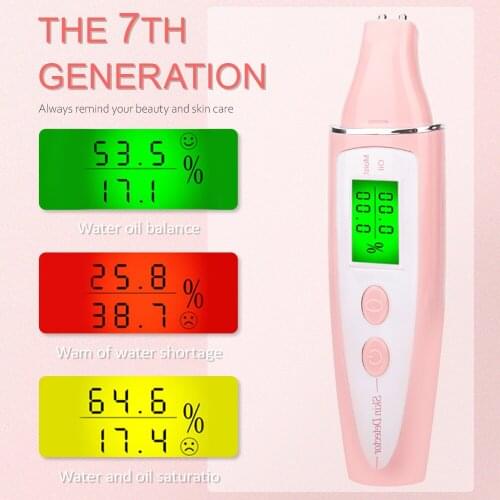 LCD Digital Moisture Monitor Detector Facial Skin Analyzer Tester Moisture Analyzer Detector Care Tools Skin Condition Monitor