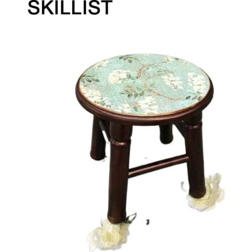 Bois Storage Pufy Do Siedzenia Penteadeira Camarim Tabure Banco Madera Pouffe Ottoman Tabouret Taburete Poef Foot Stool