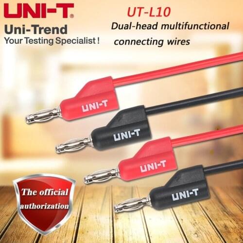 UNI-T UT-L10 double-headed multi-purpose cable banana pair plug for test cable
