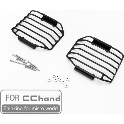 Front Lamp Guard Set Black for CChand RC4WD 1/10 D90/D110
