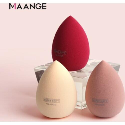 MAANGE Pro 1 Pcs Soft Makeup Foundation Sponge Makeup Puff Smooth Facial Foundation Cream Concealer Beauty Tools with Box