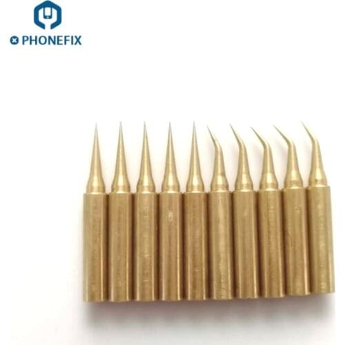 PHONEFIX 900M-T-S Pure Copper Low Temperature Soldering Iron Tips Solder Station Tool Iron Tips for Phone Circuit Board Repair