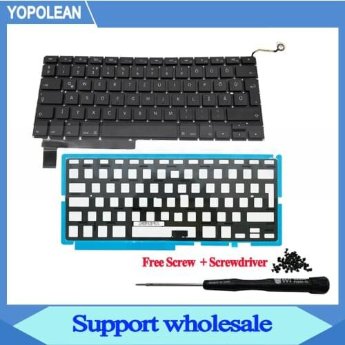 New Hungary Hungarian Keyboard With Backlight For Macbook Pro Unibody 15" A1286 2009 2010 2011 2012 Years