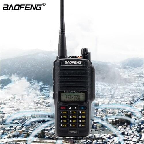 2021 Baofeng UV-9R plus Waterproof IP68 Walkie Talkie Portable for Hunting Two Way Car Radio Station Ham Radio High Frequency