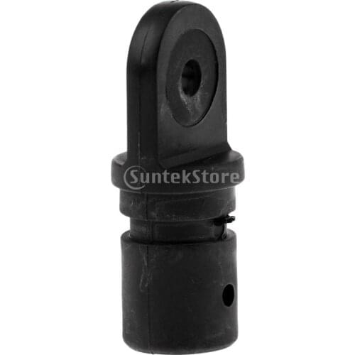 Durable Black Nylon Marine Boat Bimini Top Fitting 22mm 7/8" Tube Internal Eye End Insert Hardware Accessories