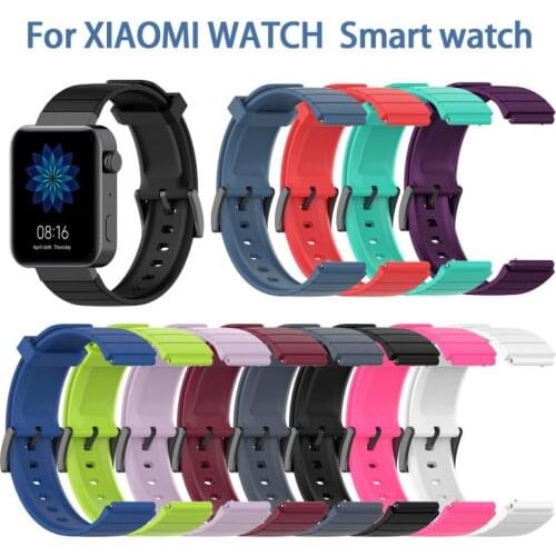 18MM Multicolor Straps For Xiaomi Watch Smart Watch High Quality TPE Replacement Band Strap For Xiaomi Smart Watch Wrist Straps