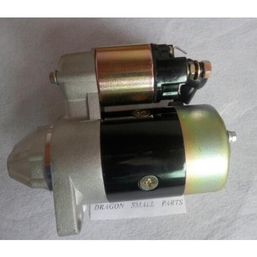 STARTER MOTOR FOR YANMAR L100 L70 L48 DIESELS ELECTRIC START KIT 2KW 5KW TILLER GENERATOR 12V 0.8KW 8T FORWARD SOLENOID RELAY