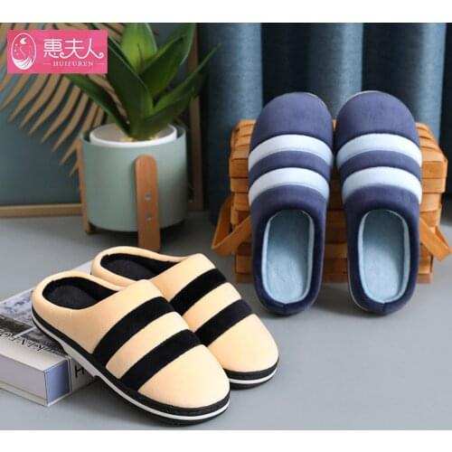 Women Winter Slippers Soft Plush Lovers Indoor Warm Faux Fur Slippers Slip On Female Male Home Floor Shoes Ladies Fashion Slides