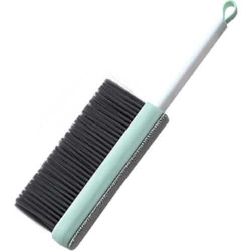 1 Pcs Handle Bed Brush Soft Fur Bedroom Dusting Brush Quilt Sofa Carpet Cleaning Brush Household Sweeping Bed Brush