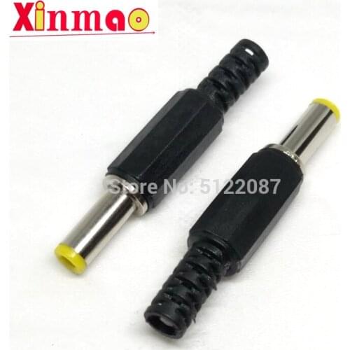 10Pcs DC Plug Male Electrical Socket Outlet 5.5*2.5 DC-022 DC Outlet 5.5X2.1MM 5.5*2.1 Electronic Components DC tuning fork type