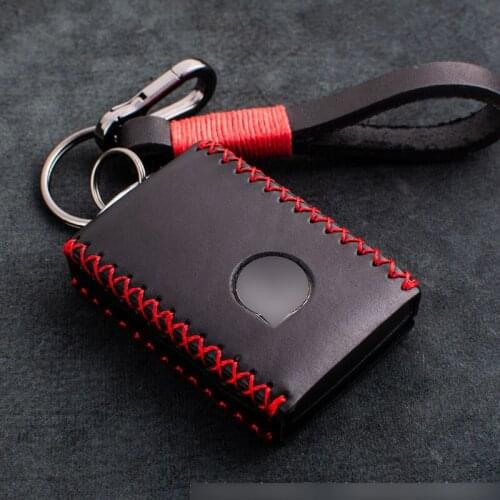 1X Genuine Leather Car Key Case For For VOLVO S90 XC60 XC90 V90 19 XC40 Key Case Cover Smart Remote Fob Replace Shell Cover