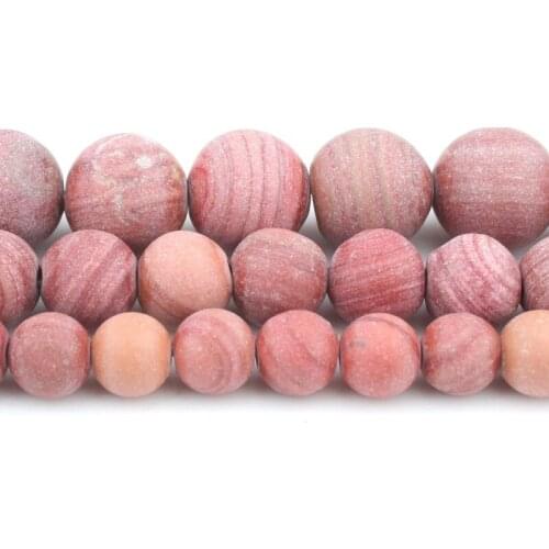 6mm 8mm 10mm Natural Matte Red Web Jaspers Stone Beads DIY Beads for Jewellery Making Bracelets Necklace 15 inch