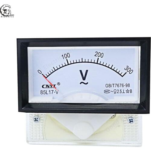 85L17 AC 5V 10V 15V 25V 30V 45V 50V 75V 70*40mm Rectangle Analog Volt Voltage Panel Meter
