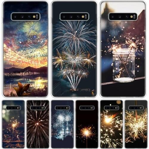 Fireworks Pretty Phone Case For Samsung Galaxy A50 A70 A30S A51 A71 A10 A20E A40 A90 A20S M30S A6 A7 A8 A9 Plus Coque