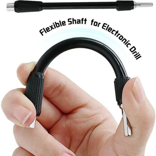 Flex Flexible Bendable Extended Extension Magnetic Shaft Screwdriver Bit Holder Hex Drive Drill Bit Universal Extension Rod