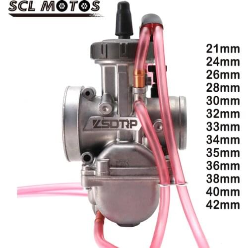 SCL MOTOS Motorcycle 21 24 26 28 30 32 33 34 35 36 38 40 42mm PWK Carburetor Carb For Keihin 2T 4T engine Motorbike Part