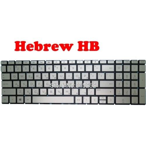 Laptop Keyboard For HP 15-DA000 15-DA0009DS 15-DA0010DS 15-DA0011CY 15-DA0011DS 15-DA0012CY Hebrew HB/German GR/Latin America LA